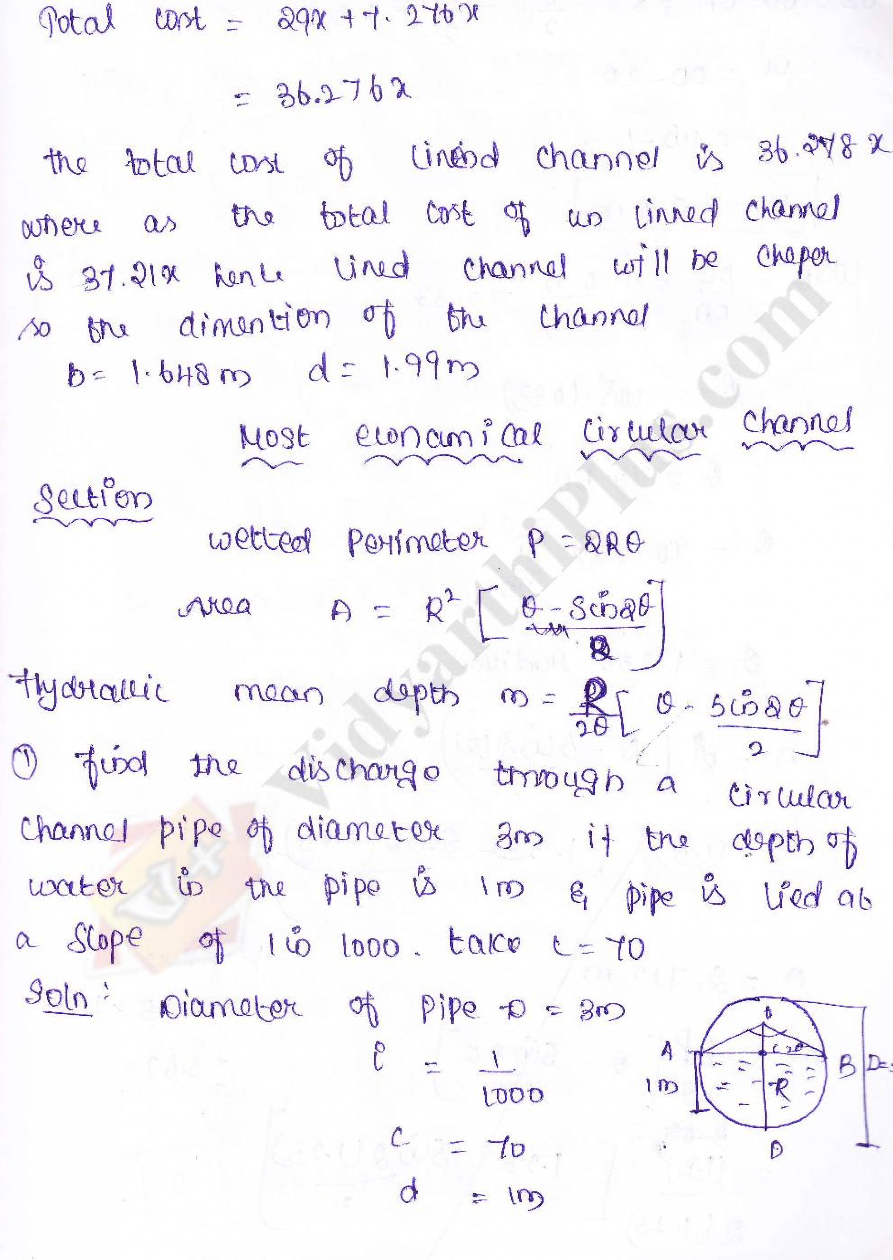Applied Hydraulic Engineering Premium Lecture Notes Kavi Edition
