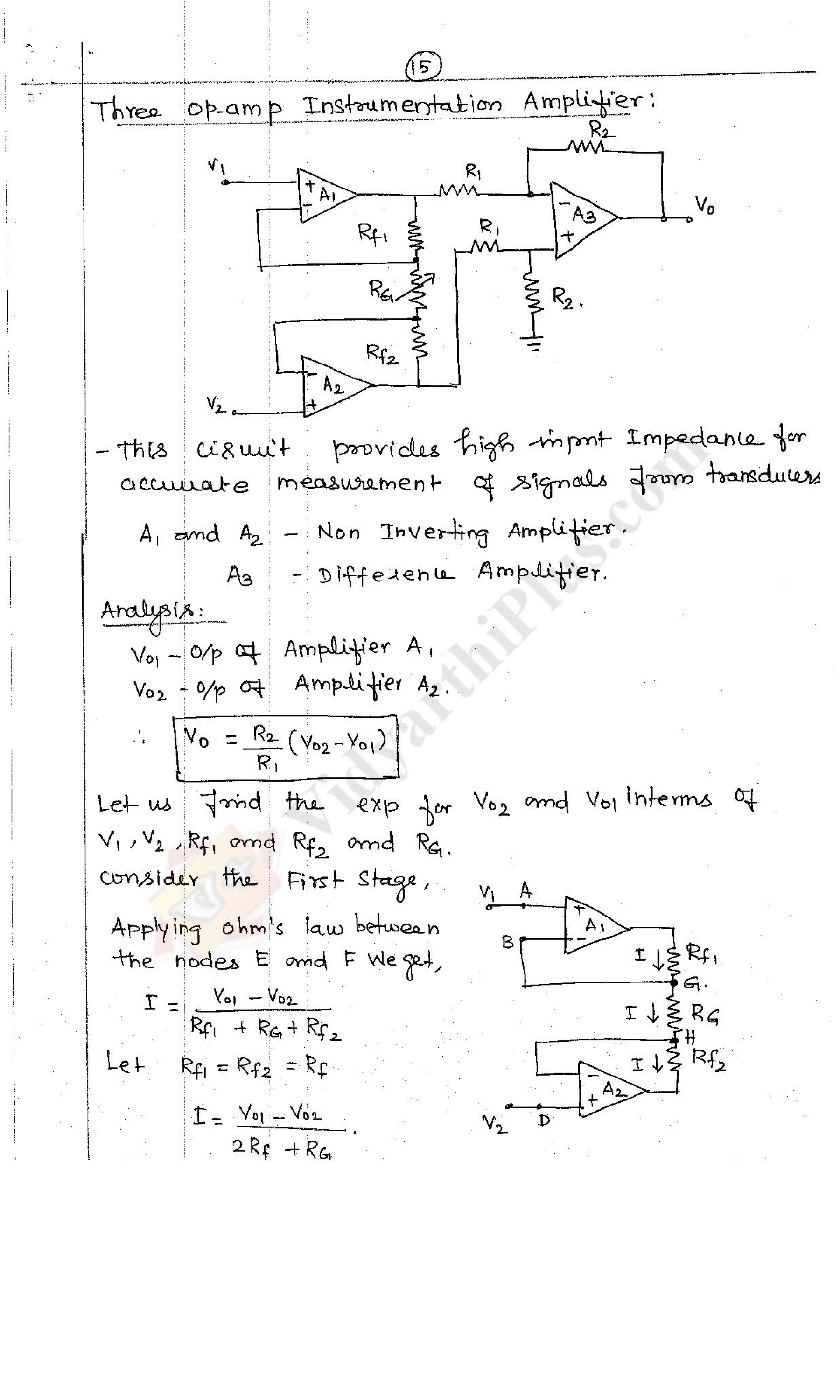 Linear Integrated Circuits( 2 Units) Premium Lecture Notes Lavanya