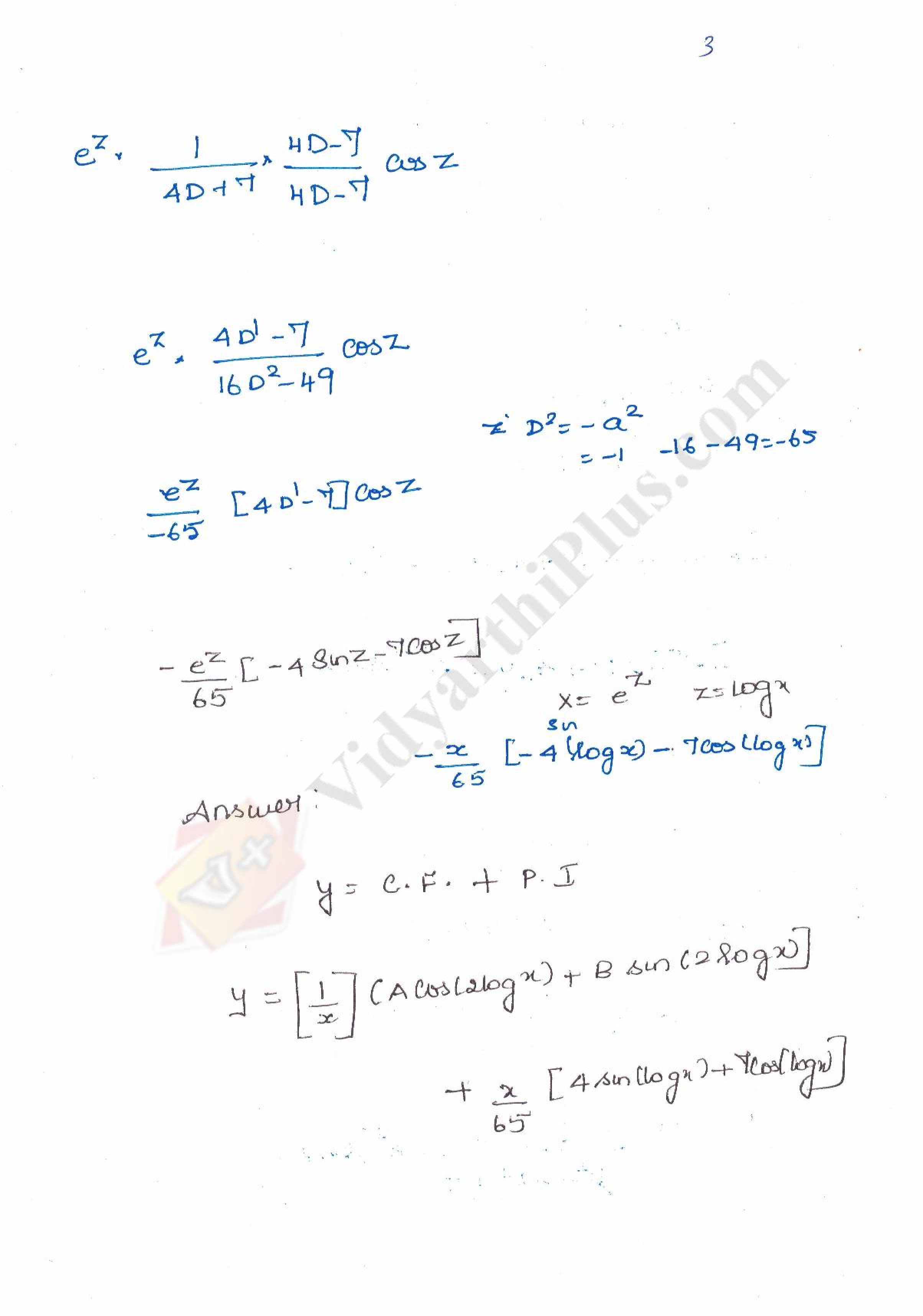 Mathematics - II (4 units) premium Lecture Notes - Venkat Raman Edition