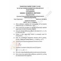 Numerical Methods Solved Question Papers - 2015 Edition