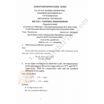 Thermal Engineering Solved Question Papers - 2015 Edition