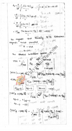 Antenna and Wave propagation Hand Written Premium Lecture Notes (5 Units) - Thenmozhi Edition