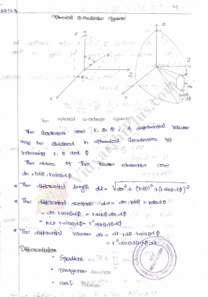 Electro Magnetic Fields Premium Lecture Notes (All Units) - Lavanya Edition 