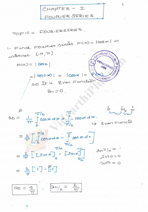 Transforms and partial differential Equations (2 Units) Premium Lecture Notes - Venkat Raman Edition