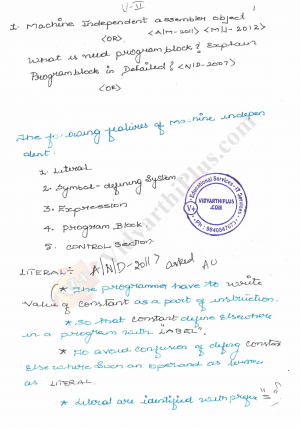 System Software Premium Lecture Notes - Venkat Raman Edition