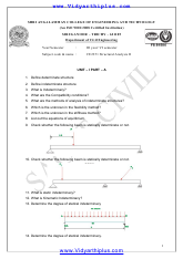 CE 2351 Structural Analysis II Question bank.png
