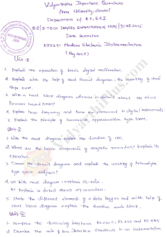Modern Electronic Instrumentation May June 2015 Important Questions.png